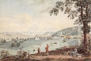 Johann Ludwig Aberli Kehrsatz in Bern view of north china oil painting reproduction